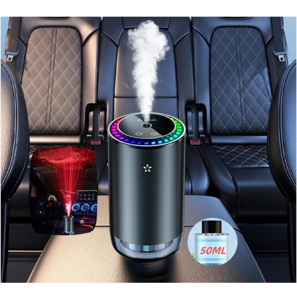 Rechargeable Smart Car Air Freshener (black)